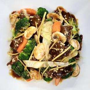 Ginger stir fry