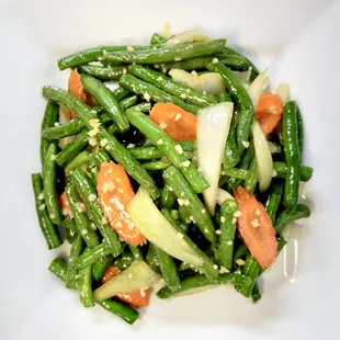 Green bean stir fry