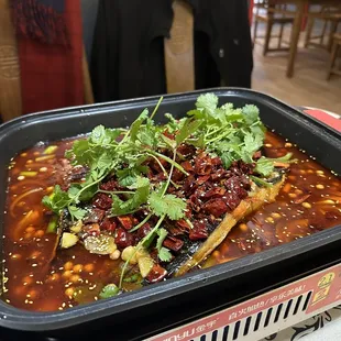 House Spicy Fish (bone in) medium spicy level