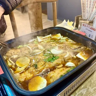 Hot green pepper grilled fish