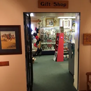 Entrance to gift shop