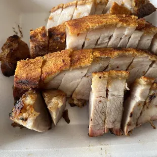 Pork roast with crispy skin