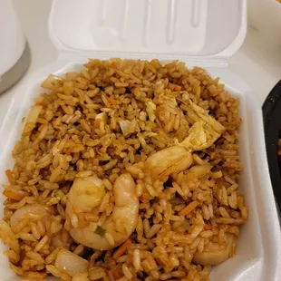 Shrimp fried rice