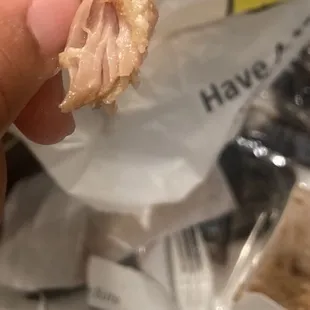 Popcorn chicken undercooked