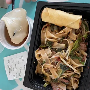 Beef Drunken Noodles Lunch