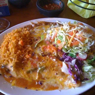 6. Tostada & Chile Relleno Combo