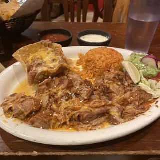 F. Carnitas Plate