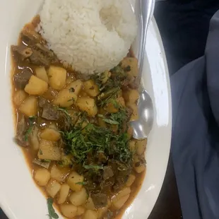 Chanfainita con Arroz