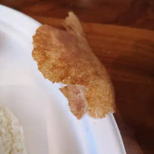 One of the dosas had a hair in it