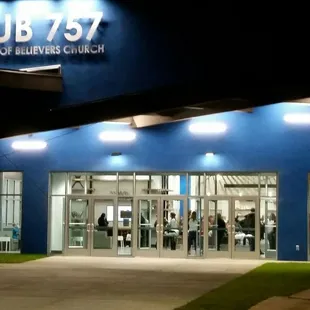 Outside entry of main entrance.