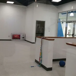 A peek in the future Treehouse area.