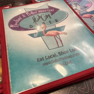 Menu cover!