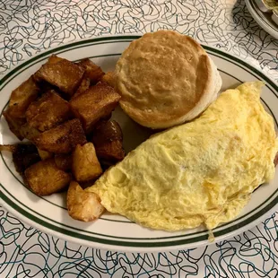 Smoked Ham and Cheese Omelette
