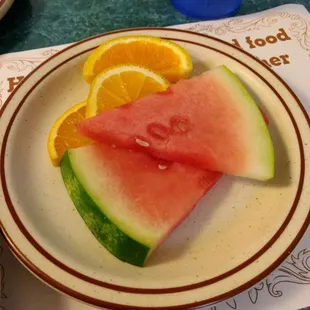 Side of fruit instead of potatoes