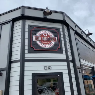 the outside of the building