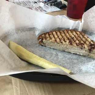 The turkey cranberry sandwich