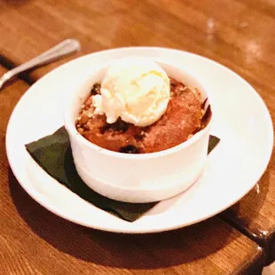 Blueberry Plantain Cobbler