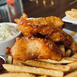 Fish and. Hips and classic hamburger