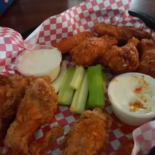Mild and hot Wings