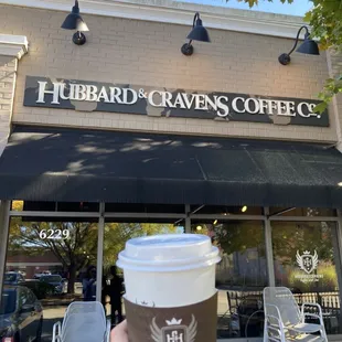 a hand holding a cup of coffee