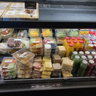 Salads, sandwiches, and juices