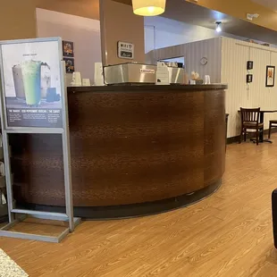 Barista's area
