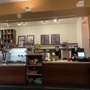 View of the ordering counter