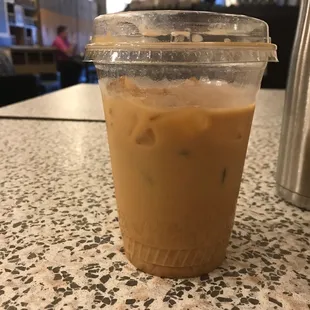 Pumpkin pie oat milk latte