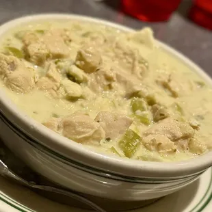 Chicken &amp; asparagus soup