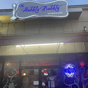 the front of the restaurant