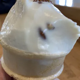 Butter pecan cone