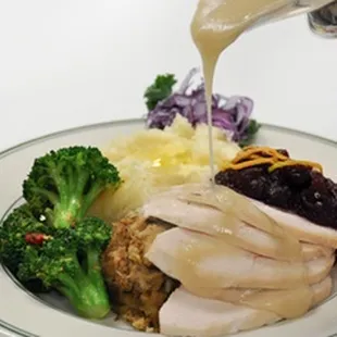 Huber&apos;s Turkey Dinner