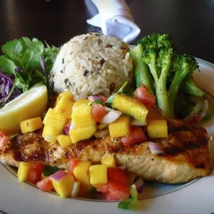 grilled fish, food