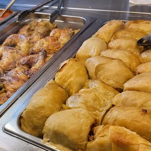 Galabkis (stuffed cabbage) a big a a softball and probably the best I've ever had!