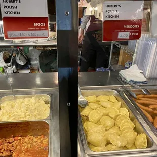 a variety of food items