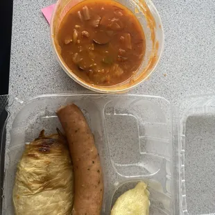 Gotabki - Cabbage Rolls Kielbasa Pierogi