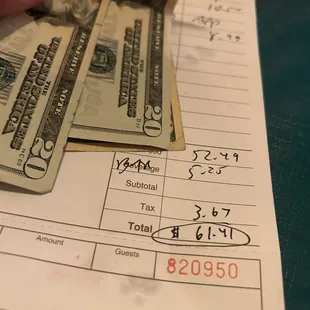 Price isn't bad for the quality of food