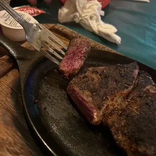 16 ounce sirloin Blackened