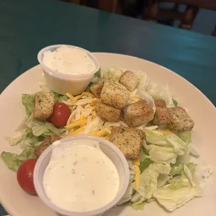 Salad was good compared to Texas Roadhouse