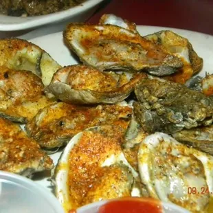 Blackened Oysters are fantastic!.
