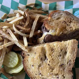 Patty Melt w/Homemade Fries $11.99