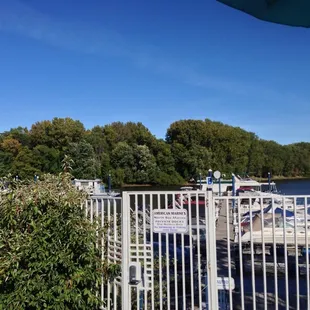 View from dining patio