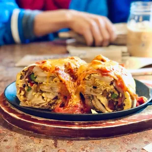 Huck's Breakfast Burrito (with andouille sausage)