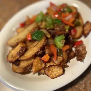 Crispy bayou potatoes