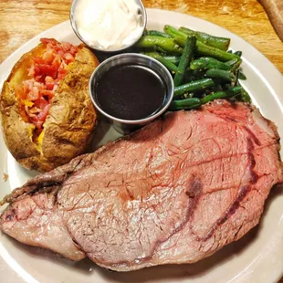 Prime rib dinner