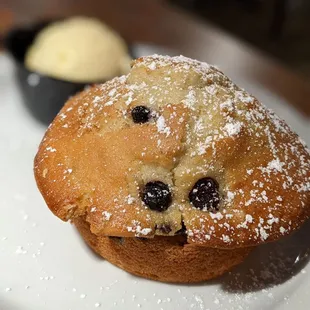 Muffin was warm and yummy