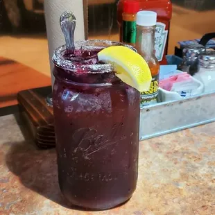 Huck's Swamp Ice Tea Massive Ball Wide Mouth Jar