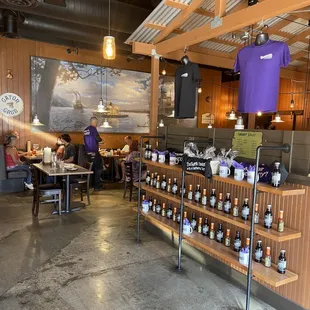 the interior of the restaurant