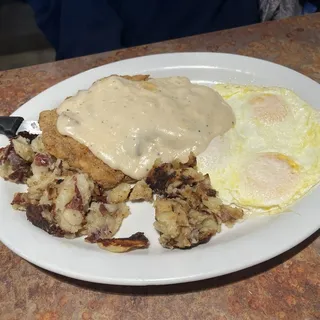 1/2 LB Chicken Fried Steak Platter