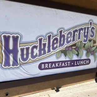 Outside sign